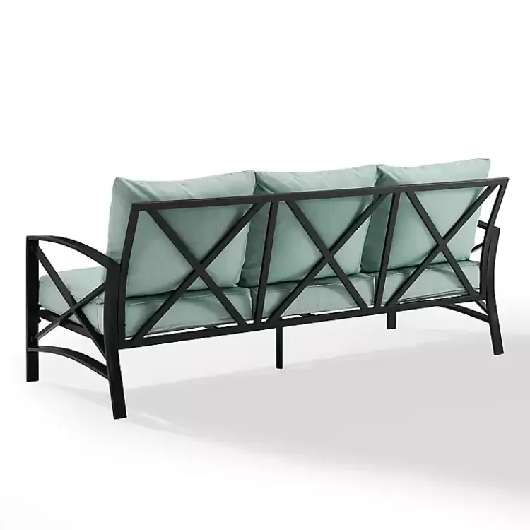 blue_and_bronze_kaplan_xarm_outdoor_sofa_3.webp and Bronze Kaplan X-Arm Outdoor Sofa>Kirklands Home Outlet