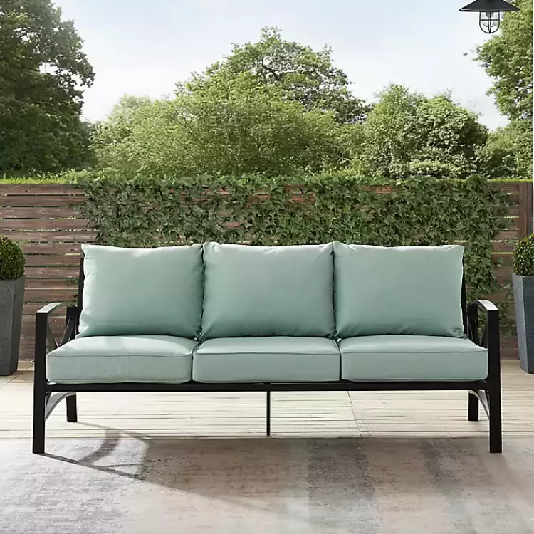 blue_and_bronze_kaplan_xarm_outdoor_sofa_5.webp and Bronze Kaplan X-Arm Outdoor Sofa>Kirklands Home Outlet