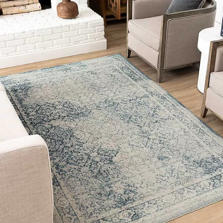 blue_and_cream_blackwell_area_rug_x_6.webp Blue and Cream Blackwell Area Rug, 8x10>Kirklands Home Flash Sale