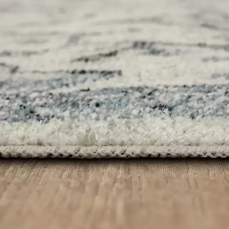Blue and Cream Granary Runner, 2x8>Kirklands Home Flash Sale
