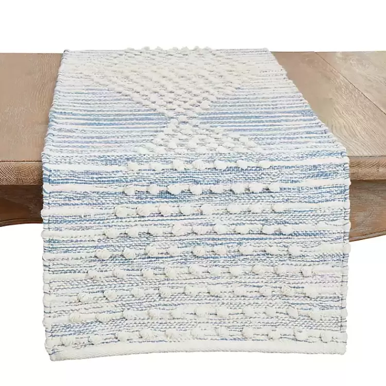 and Cream Textured Diamonds Table Runner>Kirklands Home Discount