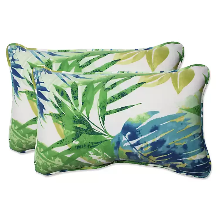 Blue and Green Soleil Accent Pillows, Set of 2>Kirklands Home Online