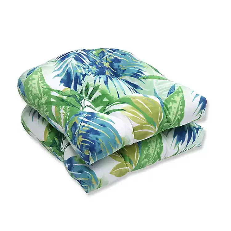 Blue and Green Soleil Wicker Cushions, Set of 2>Kirklands Home Cheap