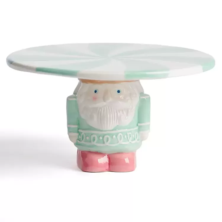 Blue and Pink Nutcracker Cake Stand>Kirklands Home Store