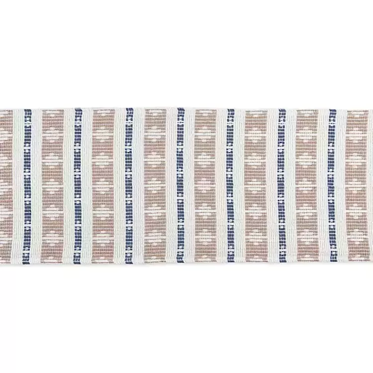 Blue and Stone Diamond Table Runner, 108 in.>Kirklands Home Discount