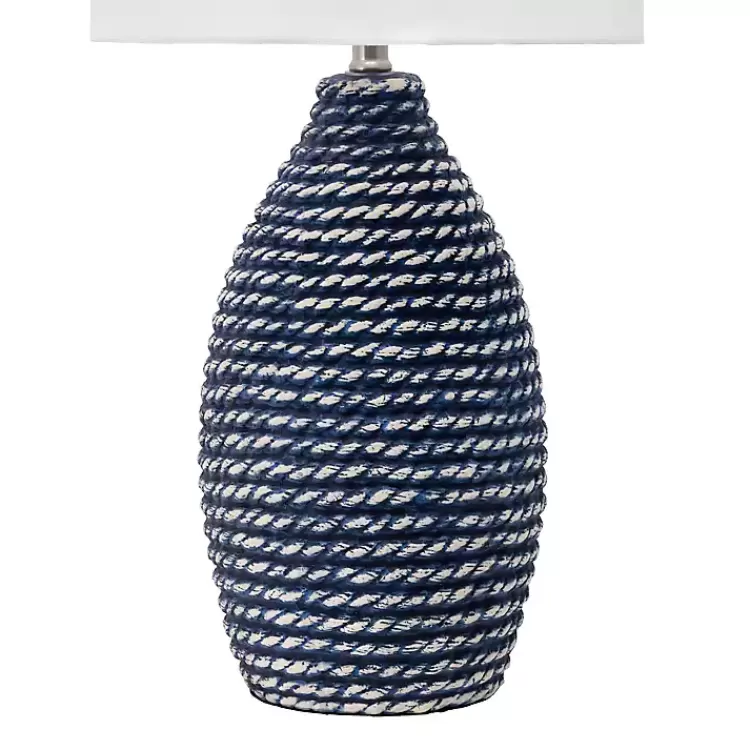 blue_and_white_ceramic_faux_rope_table_lamp_2.webp Blue and Ceramic Faux Rope Table Lamp>Kirklands Home Hot