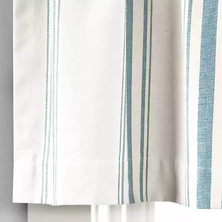 blue_and_white_farmhouse_stripe_valance_4.webp Blue and White Farmhouse Stripe Valance>Kirklands Home Best