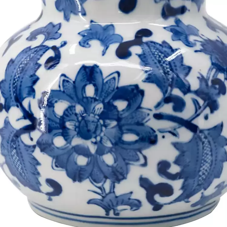 Blue and White Floral Ceramic Pitcher>Kirklands Home Cheap