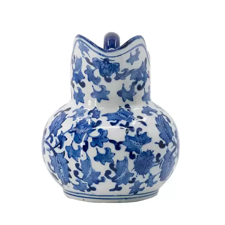 blue_and_white_floral_ceramic_pitcher_3.webp Blue and White Floral Ceramic Pitcher>Kirklands Home Cheap