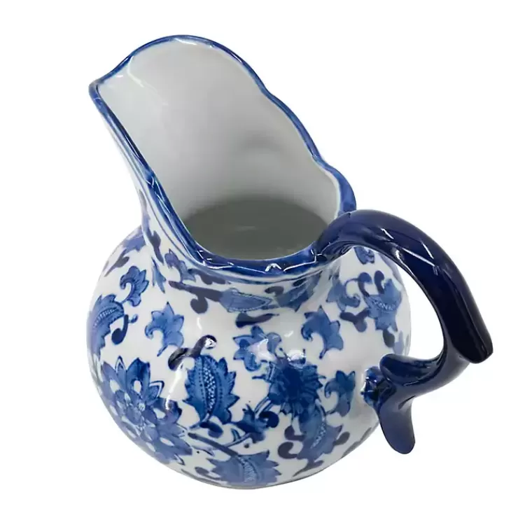 blue_and_white_floral_ceramic_pitcher_4.webp Blue and White Floral Ceramic Pitcher>Kirklands Home Cheap