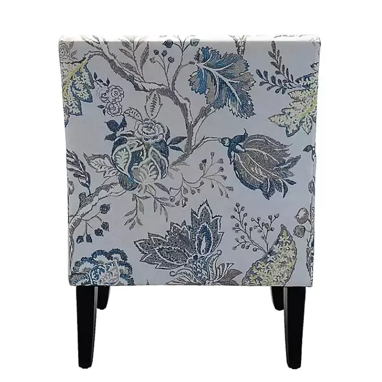 blue_and_yellow_floral_upholstered_accent_chair_3.webp Blue and Yellow Floral Upholstered Accent Chair>Kirklands Home Best Sale