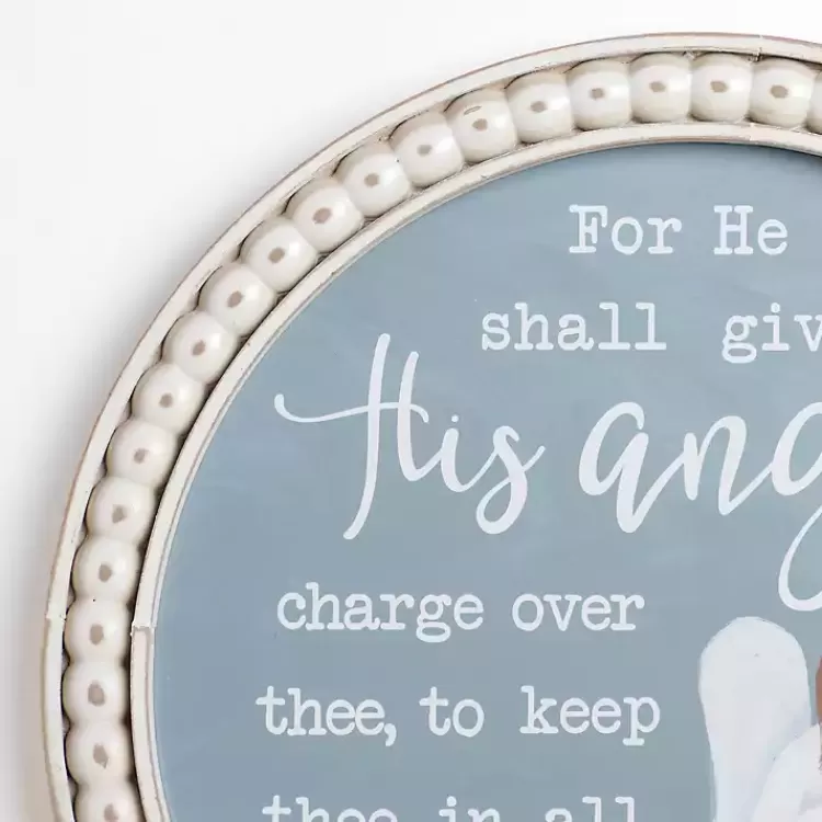 Blue Angel Psalm Framed Wall Plaque>Kirklands Home Clearance