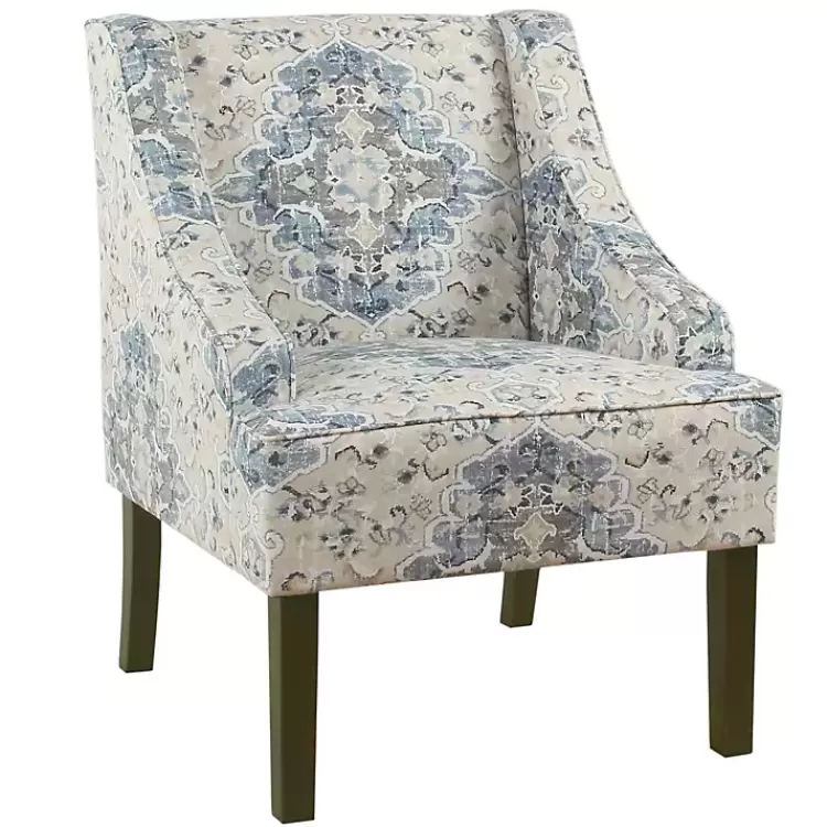 blue_antiqued_medallion_swoop_arm_accent_chair_3.webp Antiqued Medallion Swoop Arm Accent Chair>Kirklands Home Store