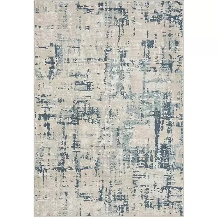 Blue Avalon Abstract Pattern Area Rug, 4x6>Kirklands Home Hot