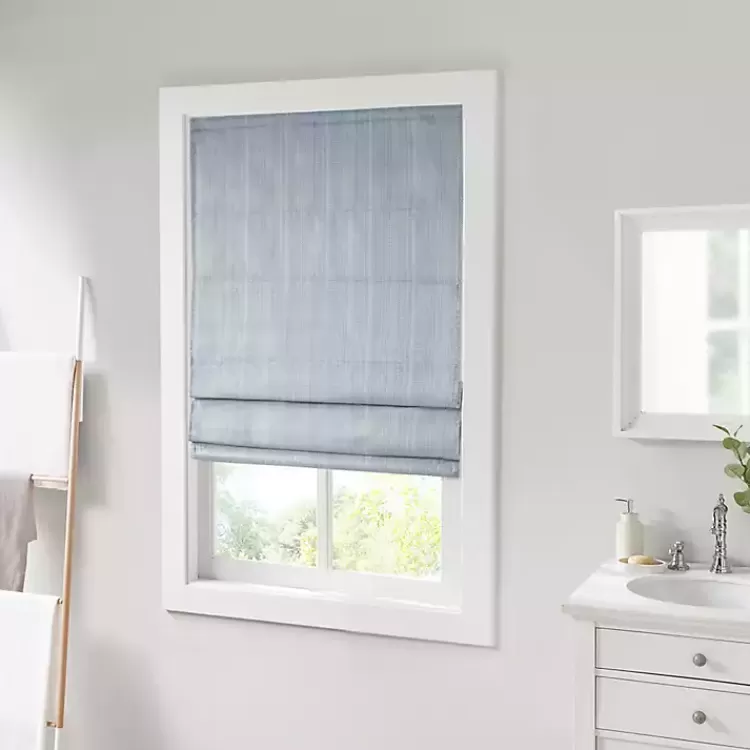 blue_basketweave_cordless_roman_shade__in_2-3.webp Basketweave Cordless Roman Shade, 33 in.>Kirklands Home Cheap