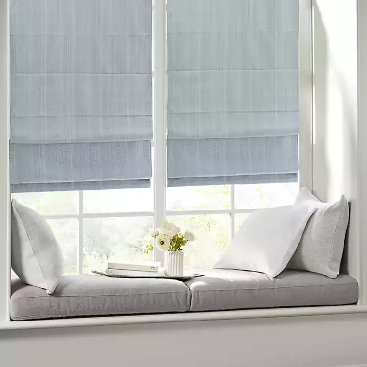 blue_basketweave_cordless_roman_shade__in_3.webp Basketweave Cordless Roman Shade, 31 in.>Kirklands Home Fashion