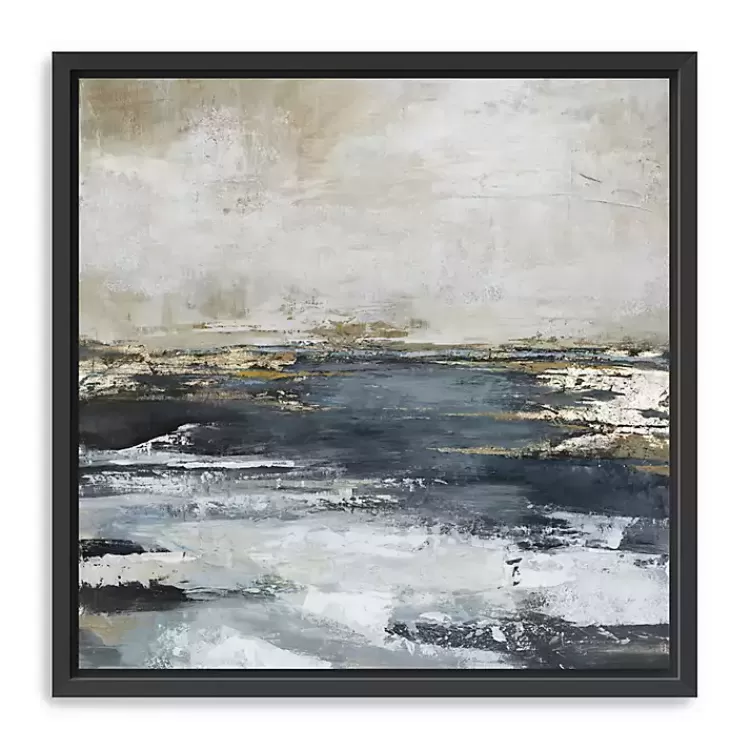 Blue Bay Framed Canvas Art Print, 30x30 in.>Kirklands Home Sale
