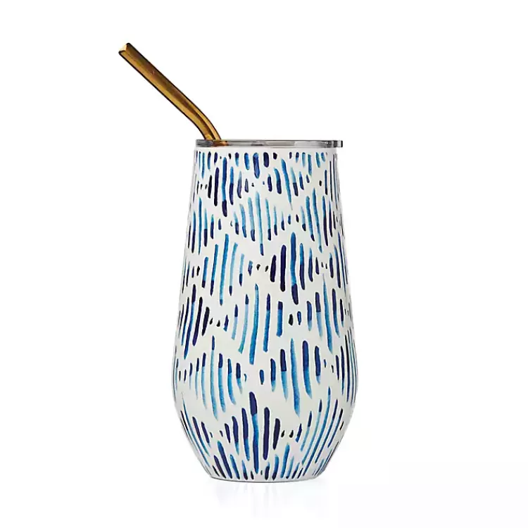 Bay Ikat Insulated Wine Tumbler>Kirklands Home Online