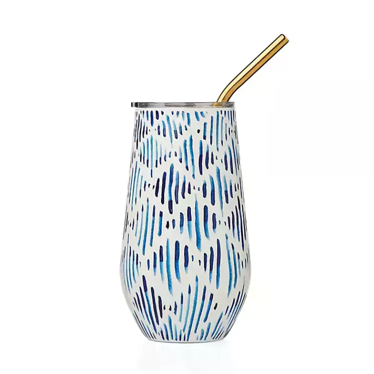 Bay Ikat Insulated Wine Tumbler>Kirklands Home Online
