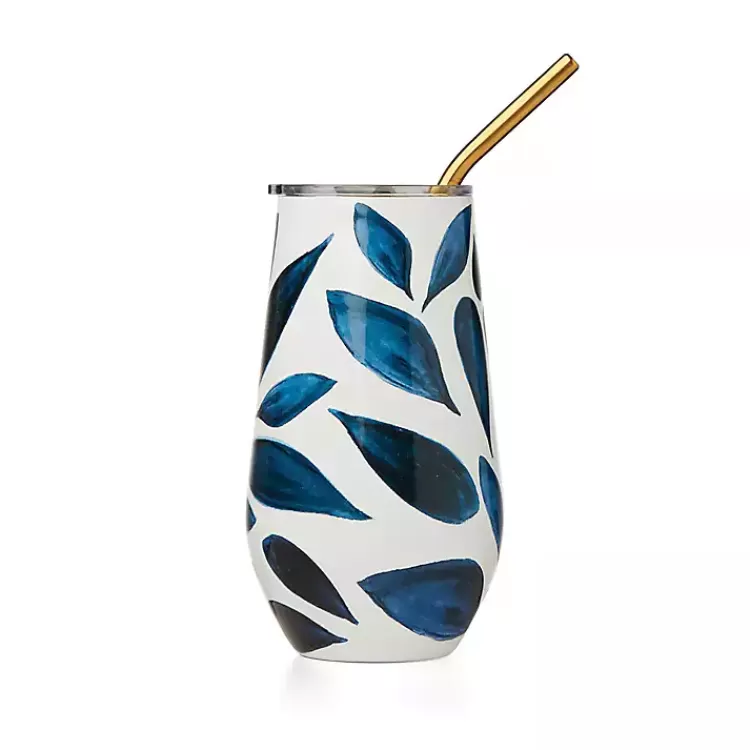 Bay Leaf Insulated Wine Tumbler>Kirklands Home Shop
