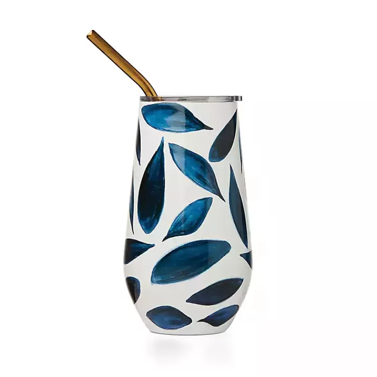 Bay Leaf Insulated Wine Tumbler>Kirklands Home Shop