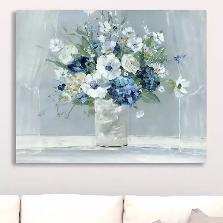 Blue Be Happy Giclee Canvas Art Print>Kirklands Home Shop