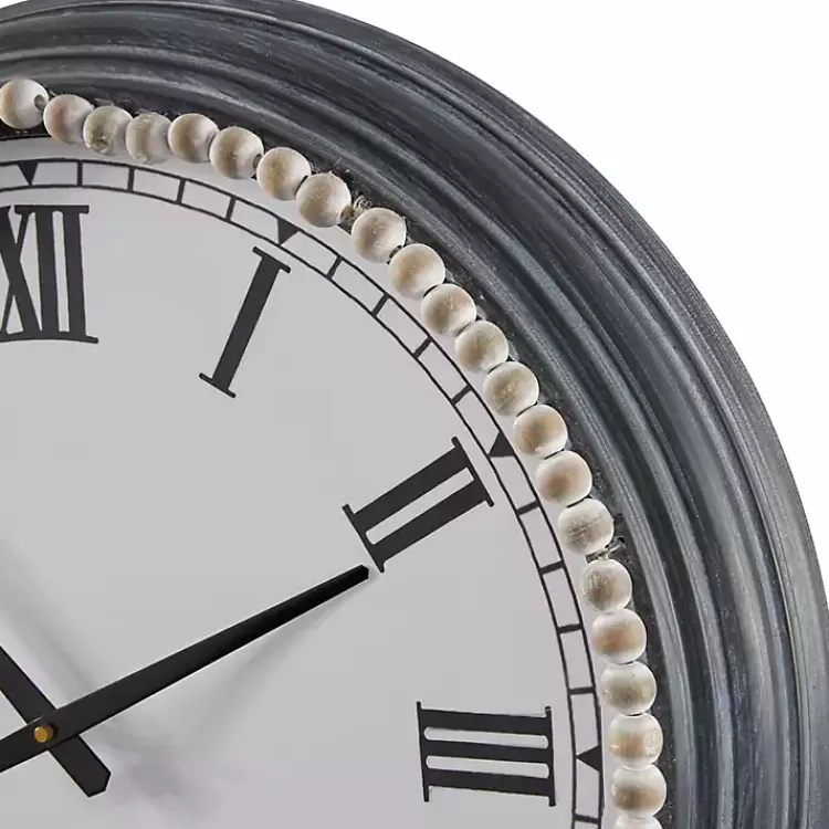 blue_beaded_roman_numeral_clock_3.webp Blue Beaded Roman Numeral Clock>Kirklands Home Best