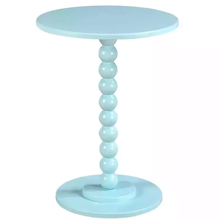 Beaded Spindle Accent Table>Kirklands Home Online