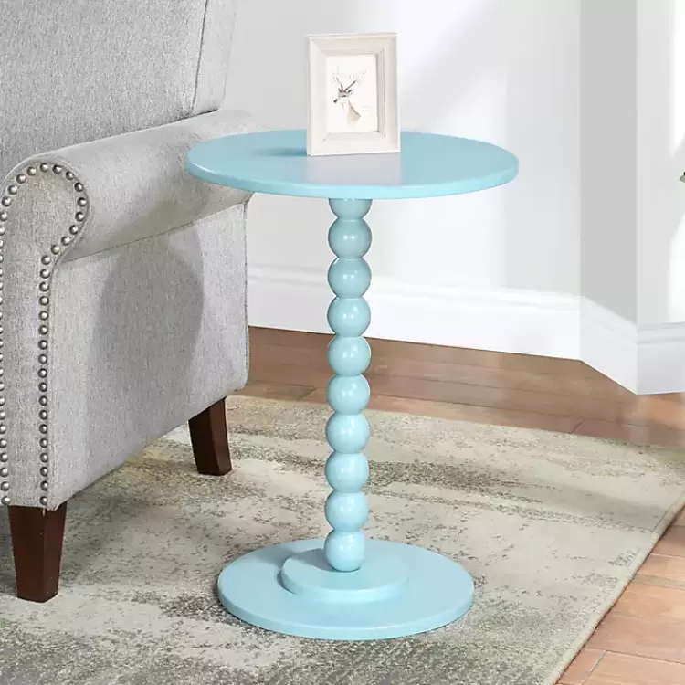 Beaded Spindle Accent Table>Kirklands Home Online
