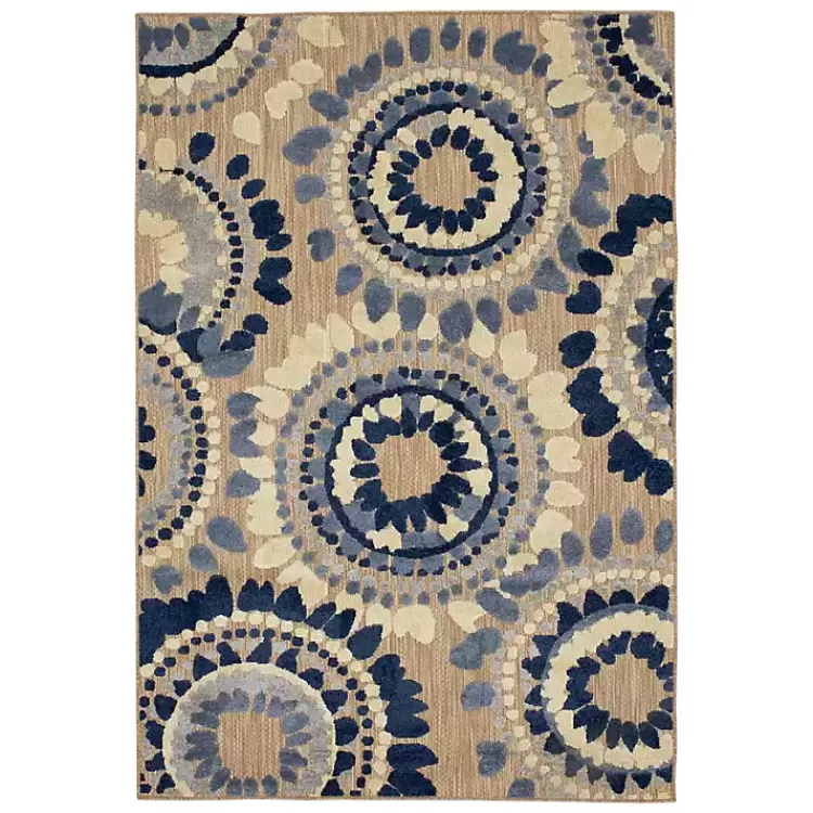 Blue Bliss Bay Outdoor Area Rug, 6x9>Kirklands Home Cheap