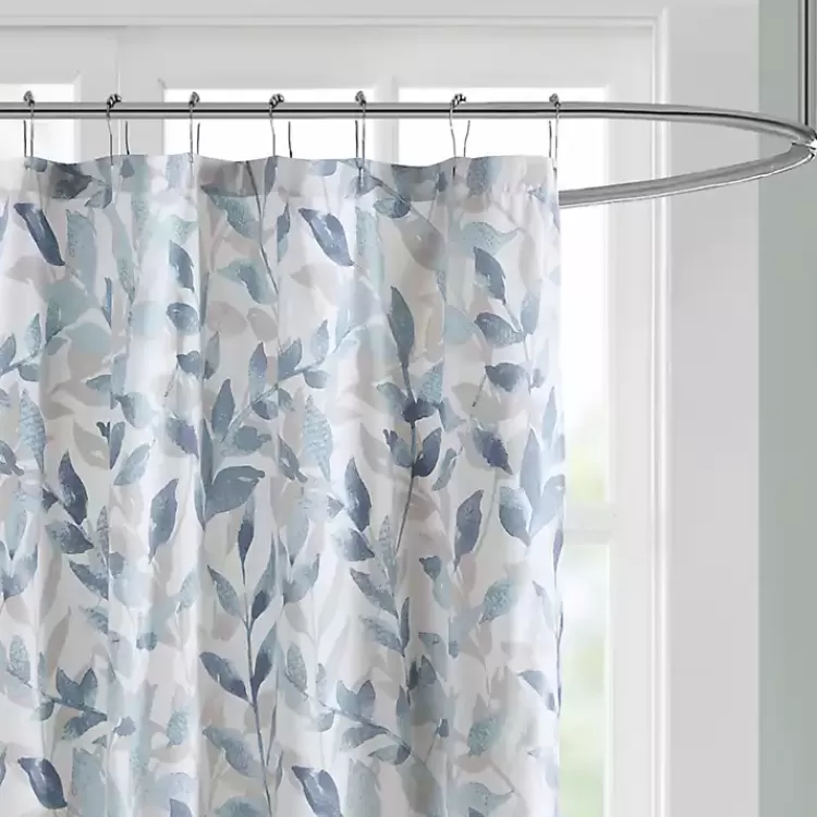 blue_botanical_microfiber_shower_curtain_2.webp Blue Botanical Microfiber Shower Curtain>Kirklands Home Fashion