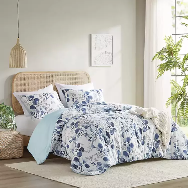 Blue Botanical 3-pc. Full/Queen Comforter Set>Kirklands Home Shop