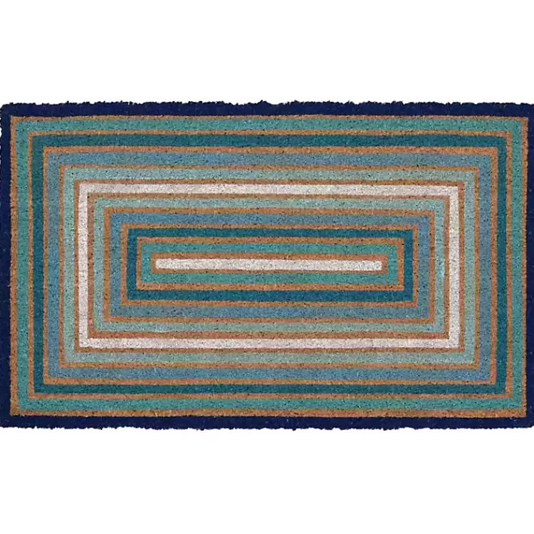 Blue Boxes Doormat>Kirklands Home Sale