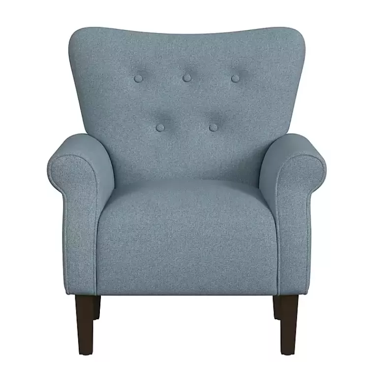 blue_buttontufted_rolled_arm_accent_chair_2.webp Button-Tufted Rolled Arm Accent Chair>Kirklands Home Store