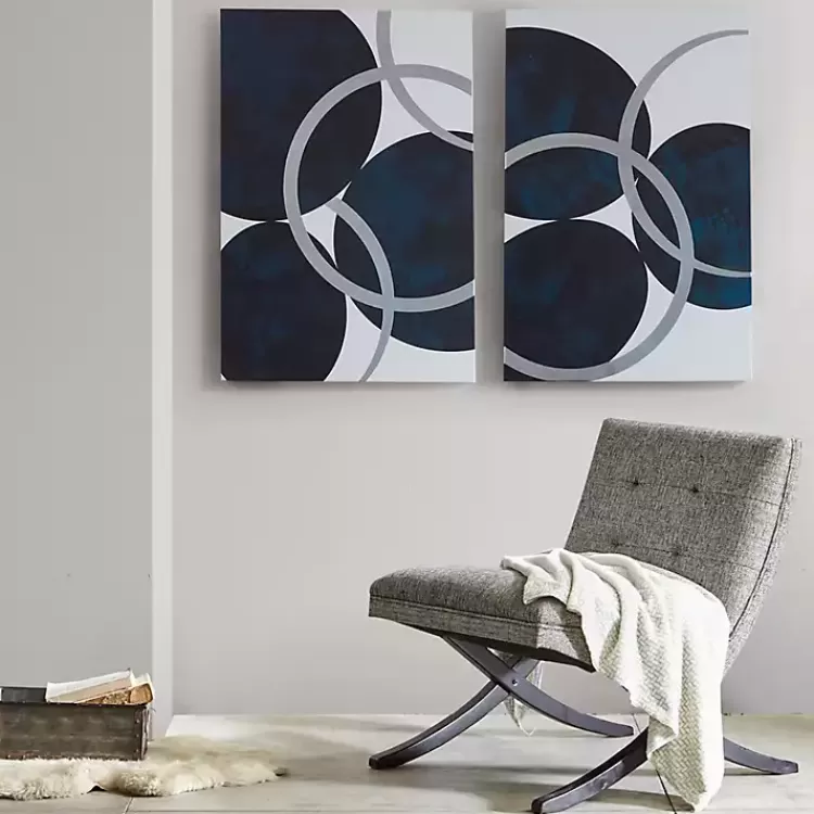 Blue Celestial Orbit Canvas Art Prints, Set of 2>Kirklands Home Cheap