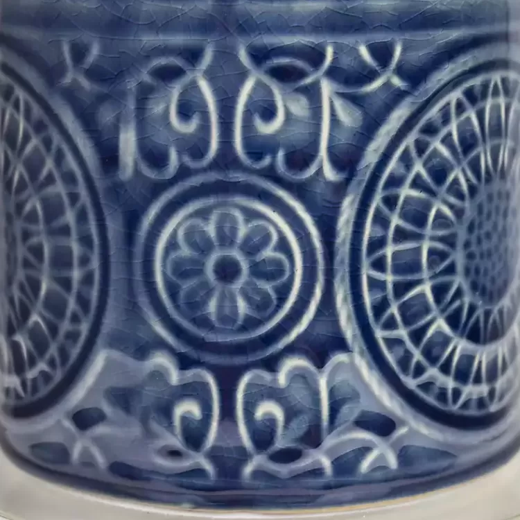 blue_ceramic_embossed_spiro_table_lamp_2.webp Blue Ceramic Embossed Spiro Table Lamp>Kirklands Home Flash Sale