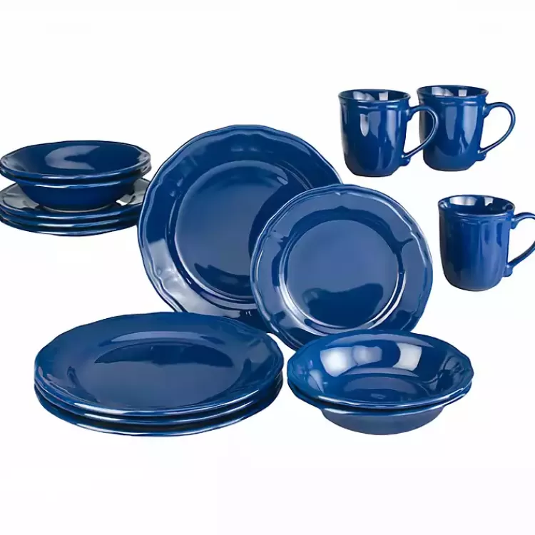 Ceramic Soft Scallop 16-pc. Dinnerware Set>Kirklands Home Sale