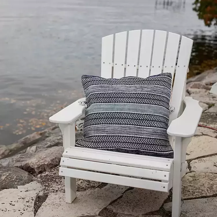 blue_chevron_woven_outdoor_pillow_4.webp Chevron Woven Outdoor Pillow>Kirklands Home Store