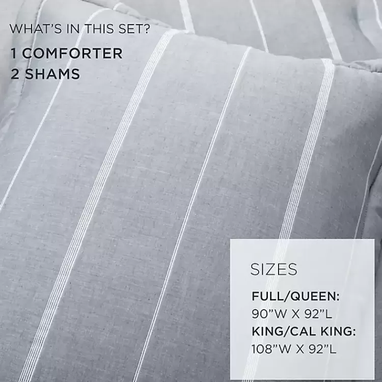 blue_classic_stripe_pc_fullqueen_comforter_set_6.webp Classic Stripe 3-pc. Full/Queen Comforter Set>Kirklands Home Cheap