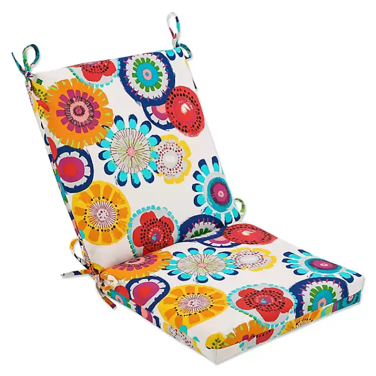 Blue Confetti Outdoor Chair Cushion>Kirklands Home Hot