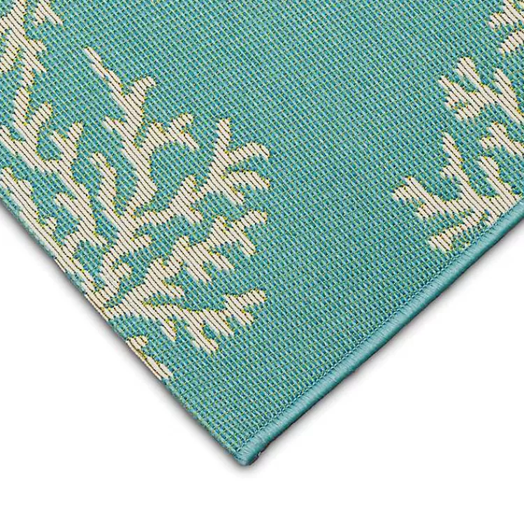 blue_coral_indooroutdoor_runner_x_2.webp Coral Indoor/Outdoor Runner, 1x4>Kirklands Home Hot