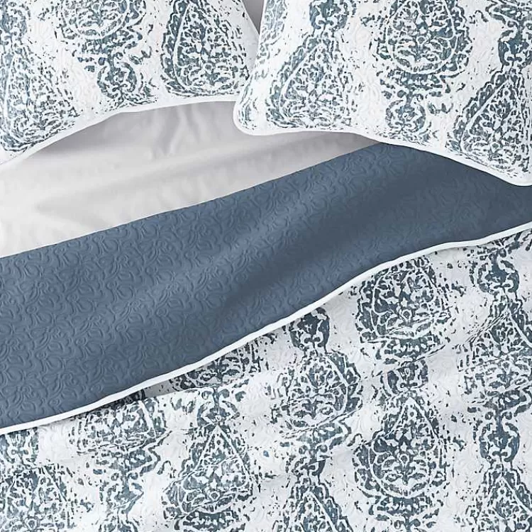 blue_damask_reversible_pc_queen_quilt_set_3.webp Blue Damask Reversible 3-pc. Queen Quilt Set>Kirklands Home Discount