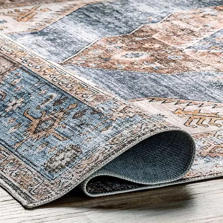 blue_distressed_medallion_washable_area_rug_x_3-1.webp Blue Distressed Medallion Washable Area Rug, 5x8>Kirklands Home Hot