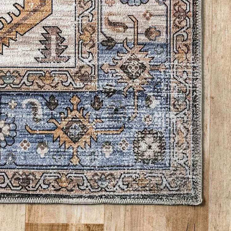 blue_distressed_medallion_washable_area_rug_x_4.webp Blue Distressed Medallion Washable Area Rug, 8x10>Kirklands Home Cheap