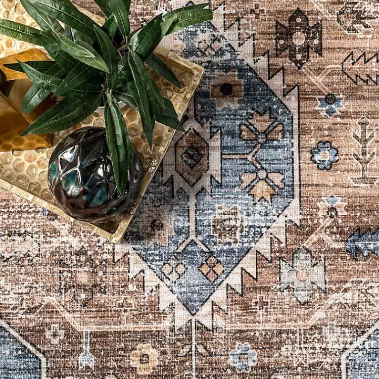 blue_distressed_medallion_washable_area_rug_x_5-1.webp Blue Distressed Medallion Washable Area Rug, 5x8>Kirklands Home Hot