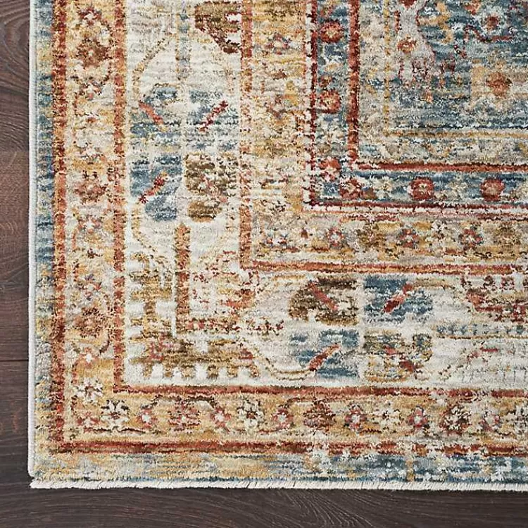 blue_distressed_multi_medallion_area_rug_x_3.webp Blue Distressed Multi Medallion Area Rug, 5x7>Kirklands Home Best Sale