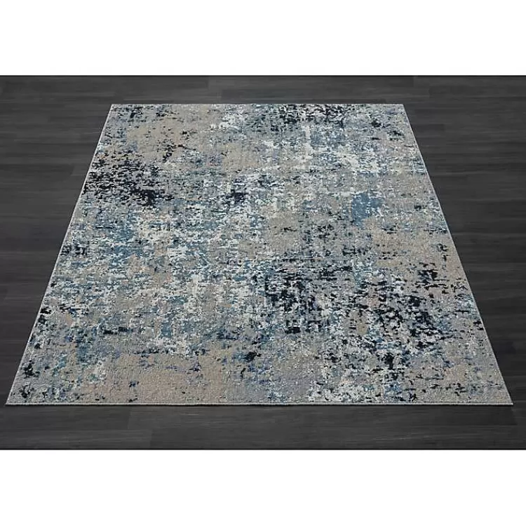 blue_distressed_washable_area_rug_x_7.webp Blue Distressed Washable Area Rug, 7x9>Kirklands Home Clearance
