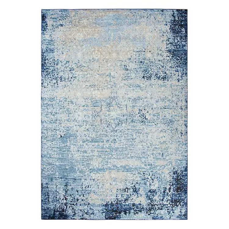 Blue Edward Overdyed Area Rug, 8x10>Kirklands Home Store