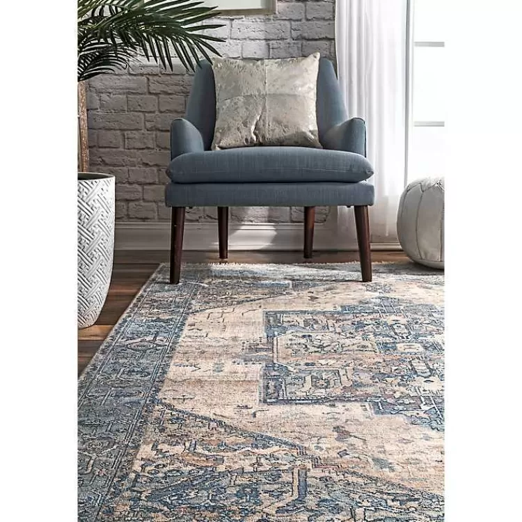 blue_eli_medallion_fringe_area_rug_x_2.webp Blue Eli Medallion Fringe Area Rug, 8x10>Kirklands Home Sale