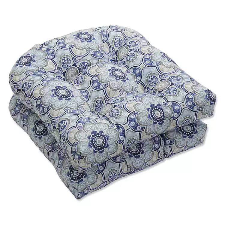 Emilia Outdoor Curve Seat Cushion, Set of 2>Kirklands Home Fashion